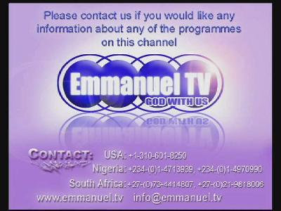 Emmanuel TV (Intelsat 20 (IS-20) - 68.5°E)
