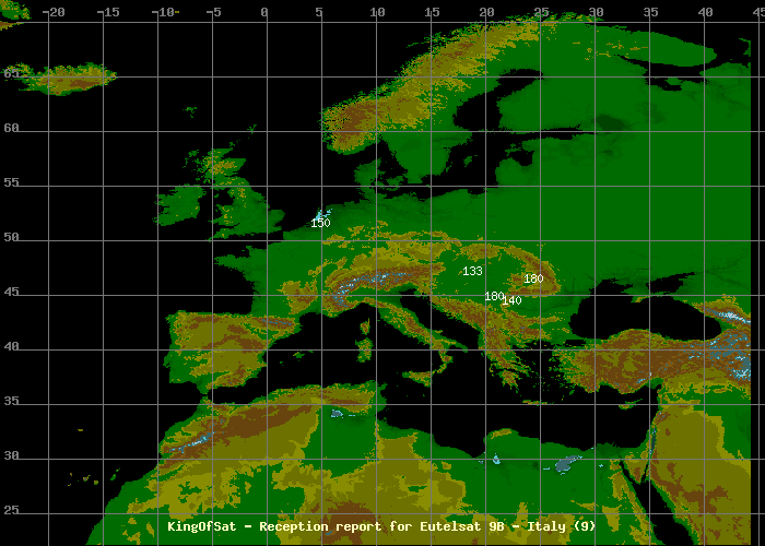 Eutelsat 9B (9°E) - TV - frequencies - KingOfSat